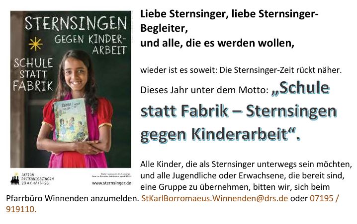 Sternsingeraktion 2026 Sternsingeraktion 2026