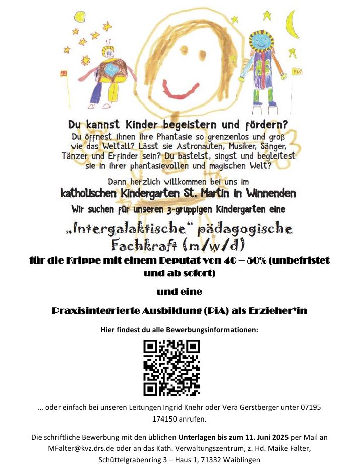 Stellenausschreibung St.Martin
